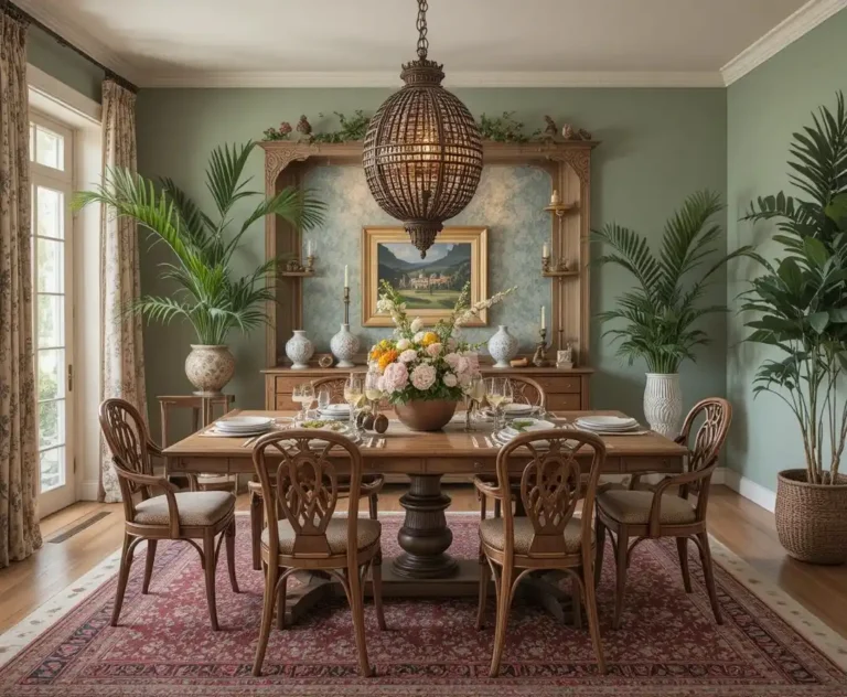 boho dining room beautiful look