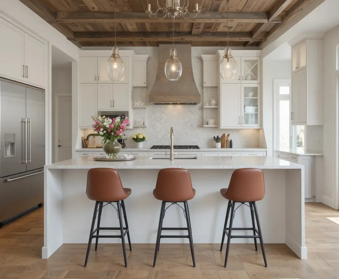bar stools kitchen island beautiful look