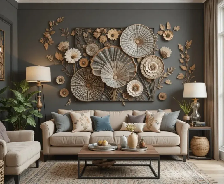 Beautiful wall decor for living room look