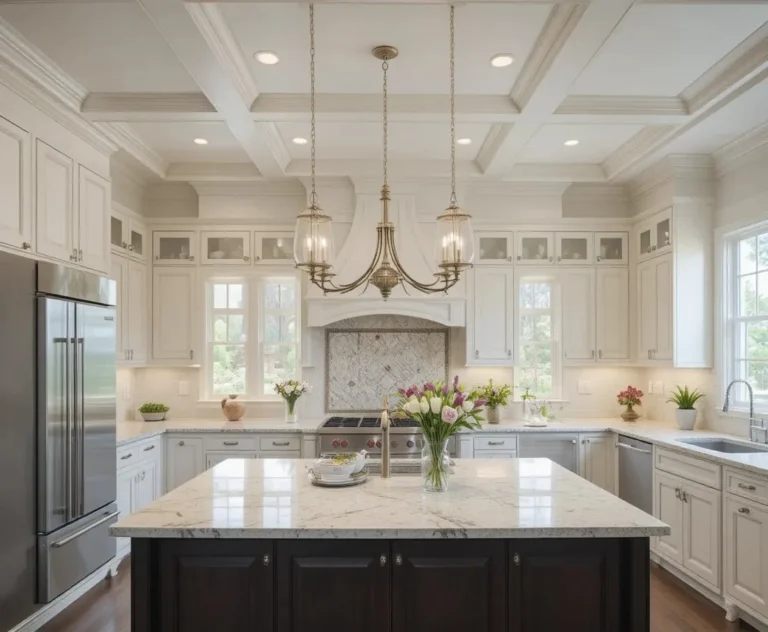Beautiful kitchen ceiling look