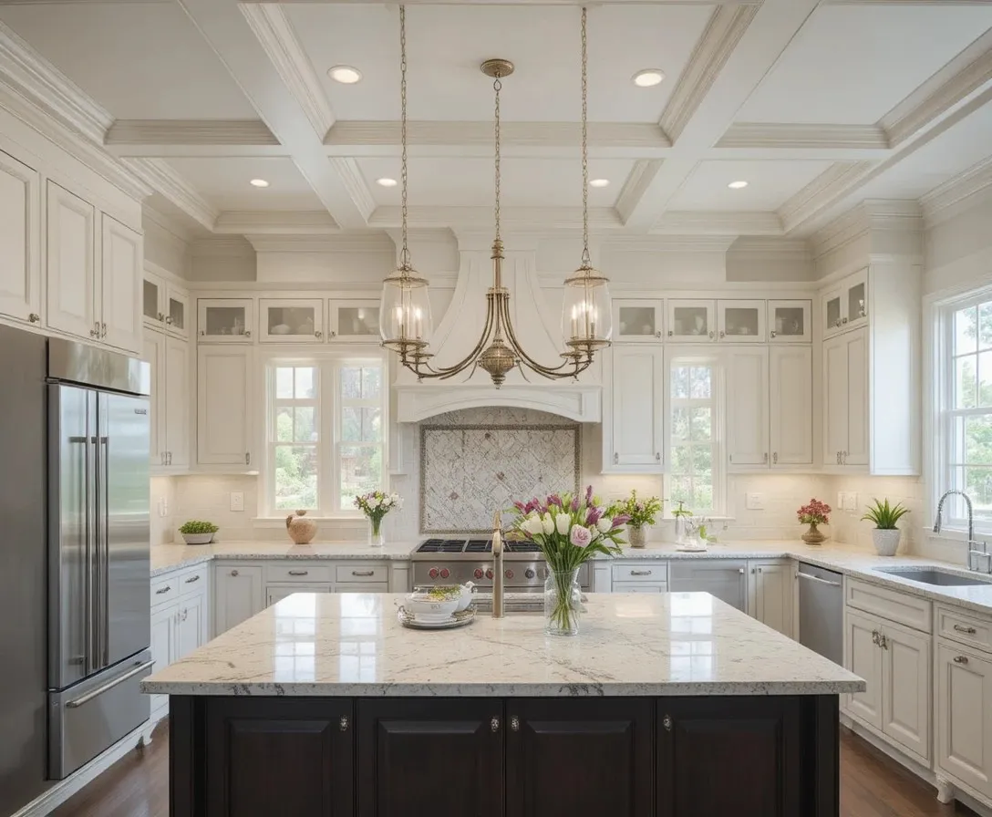 Beautiful kitchen ceiling look