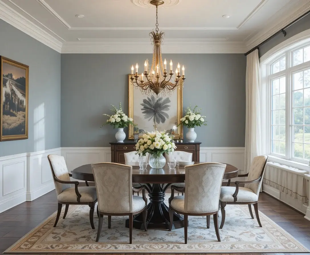 Beautiful dining room chandelier look