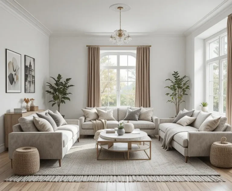 Beautiful Scandinavian living room look