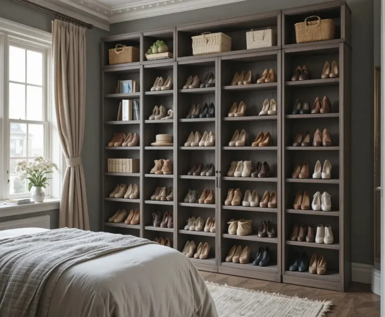 Shoe Storage Idea for Small Spaces look