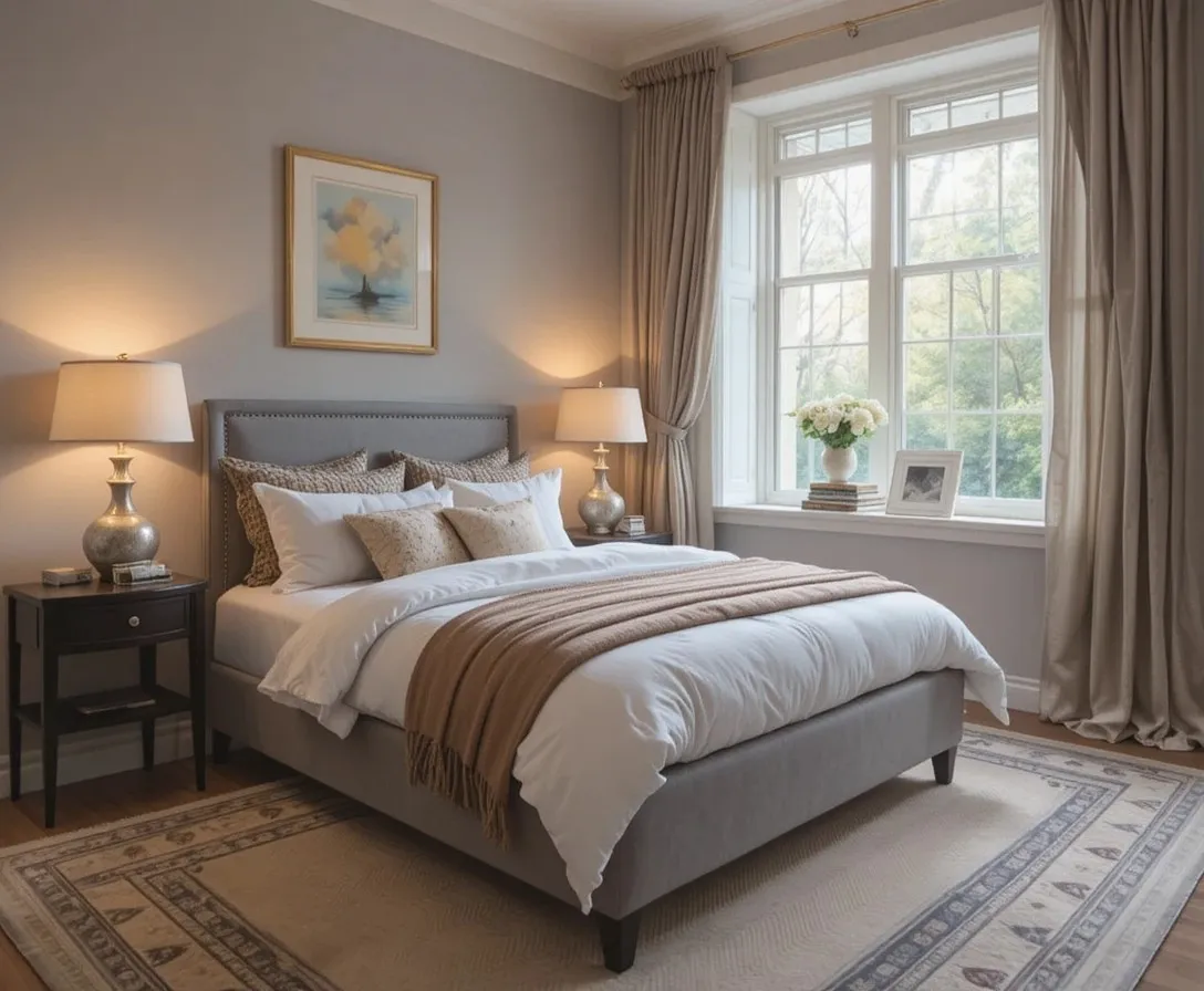 Beautiful bedroom corner look